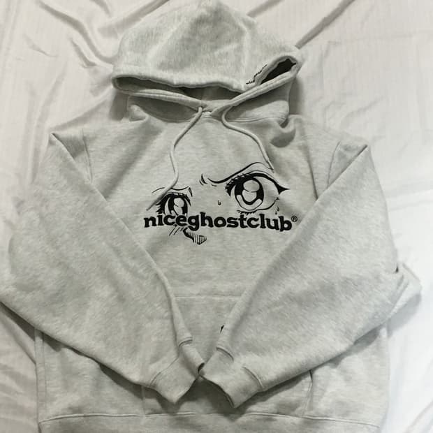 나이스고스트클럽 아이로고 후드티