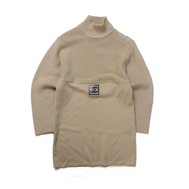 샤넬 Chanel Sports Turtleneck Knit Sweater