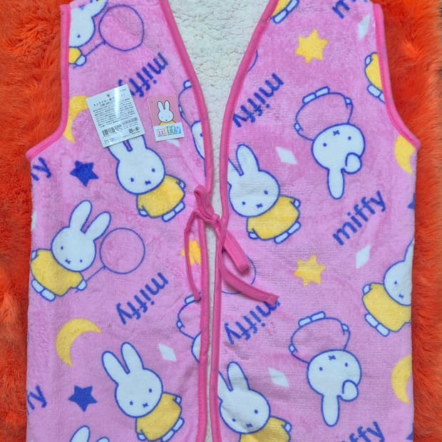 miffy 미피 플리스 포근 베스트 성인 free 새상품