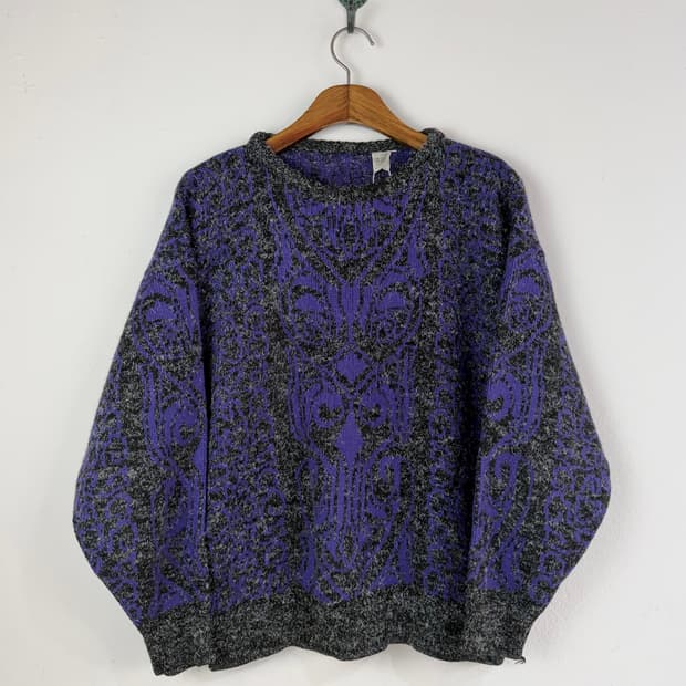 90s 이태리 빈티지 트라이벌 니트