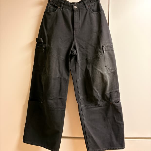 급처) 발렌시아가 정국 카고 데님 팬츠 XS