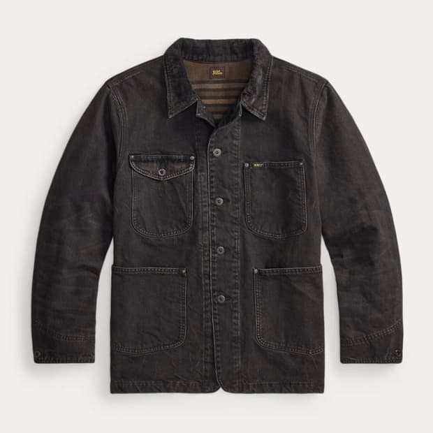 RRL 코듀로이 칼라 데님 재킷 M사이즈 새상품 팝니다.