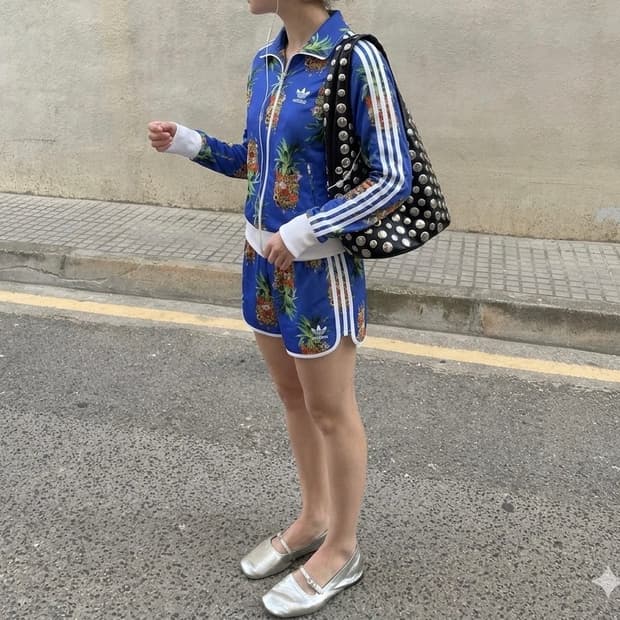 아디다스x더 팜 프루타플로 파인애플 져지 앤 쇼츠 90