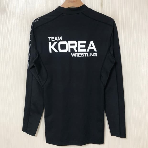스파이더국대 팀코리아 레슬링국가대표 선수실착 트레이닝탑/컴플레션 XL