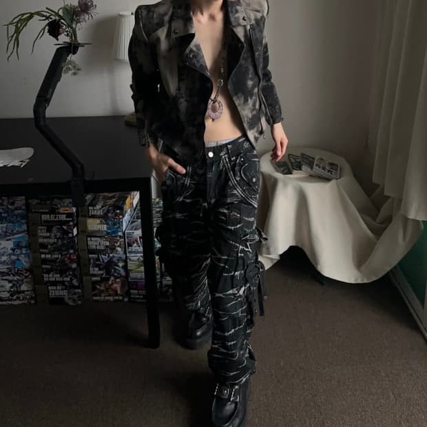 자켓+팬츠 코디 세트