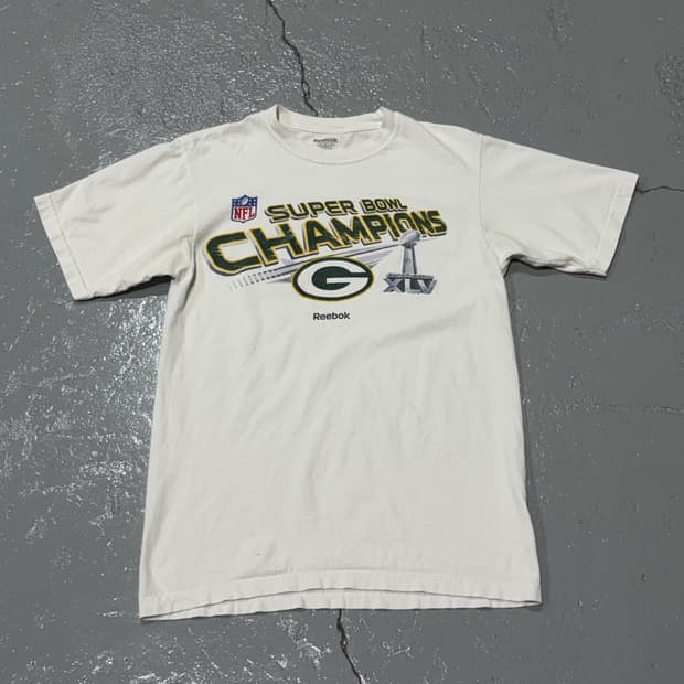 리복(Reebok)슈퍼볼 챔피언 Green Bay Packers 티셔츠