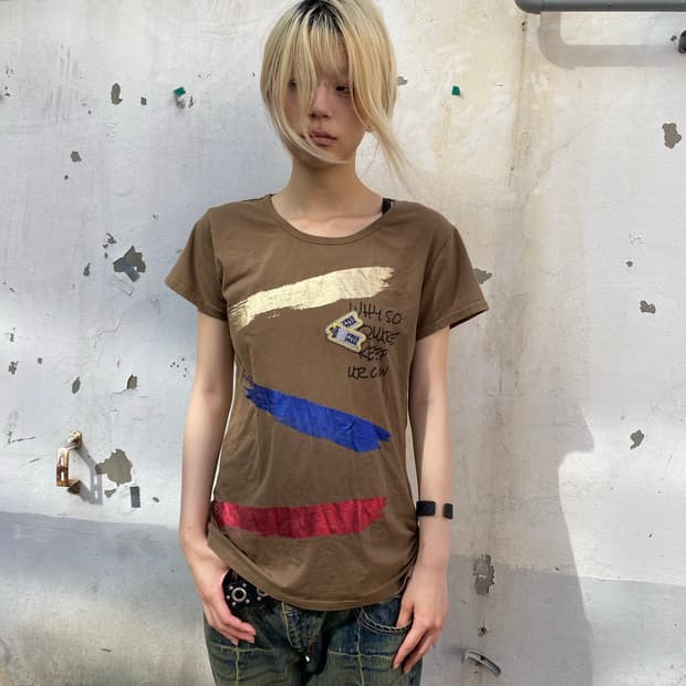 2000‘s Grunge Back Cutting& shirring Det