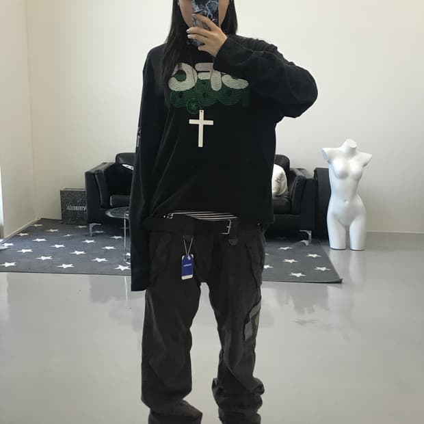 나이키 프린팅 롱슬리브