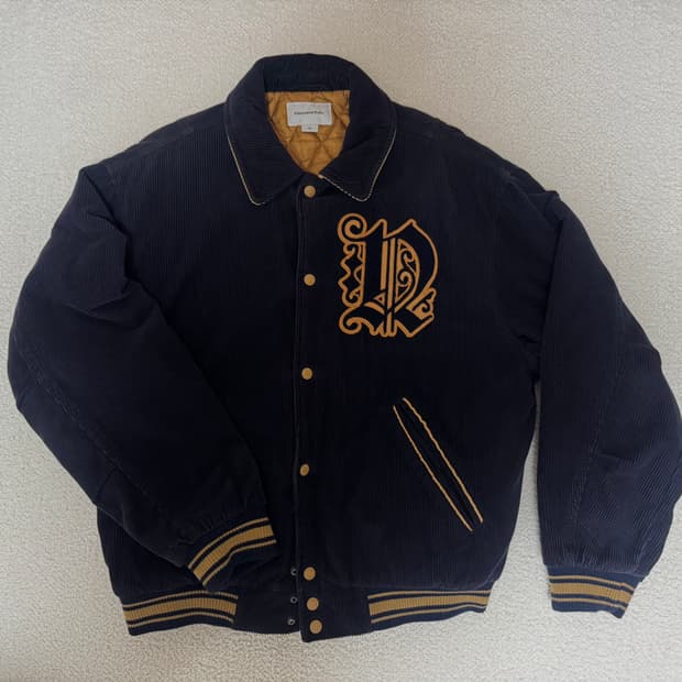 디스이즈네버댓 포르투나 코듀로이 바시티 자켓