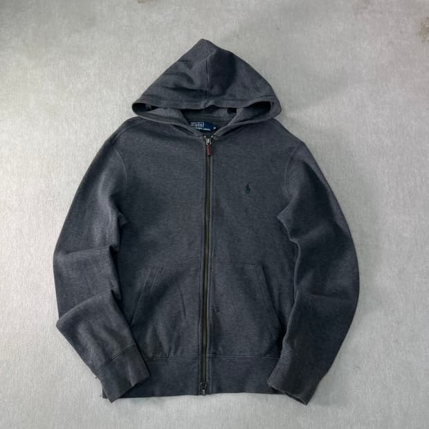 95 폴로랄프로렌 챠콜 니트 후드집업 