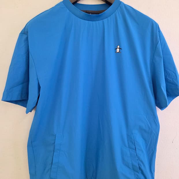 Munsingwear 블루 반팔 티셔츠 L