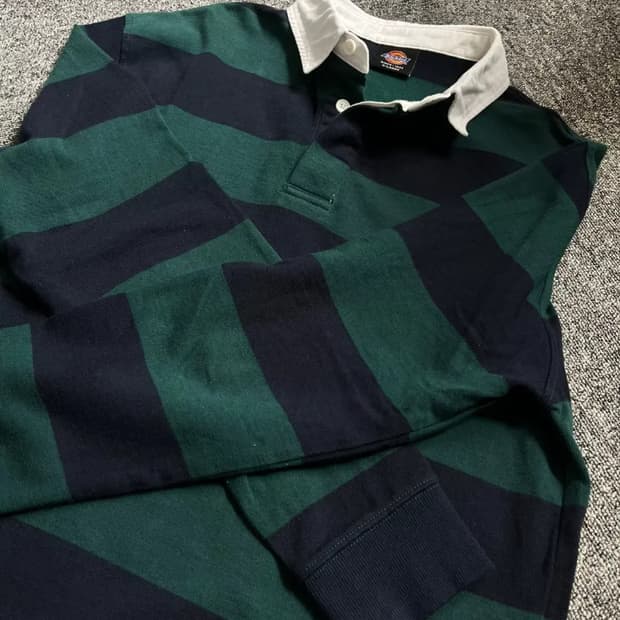 (XL) 디키즈 스트라이프 럭비티