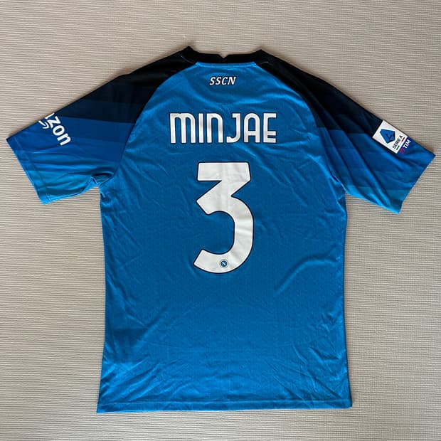 나폴리 22-23 김민재 오피셜마킹 레플리카 유니폼