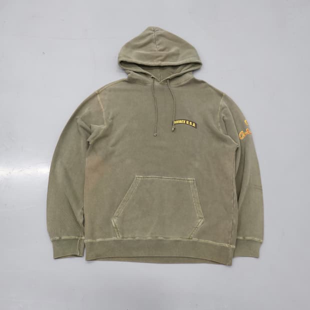 AVIREX Lady Luck Vintage Washed Hoodie