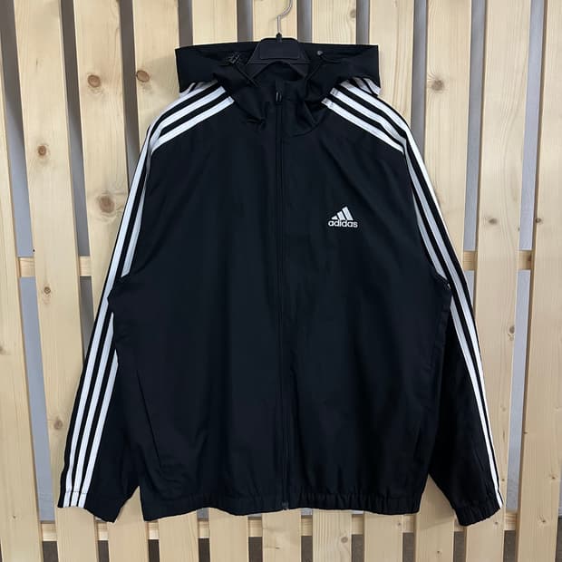 (XL) 아디다스 블랙 바람막이 자켓