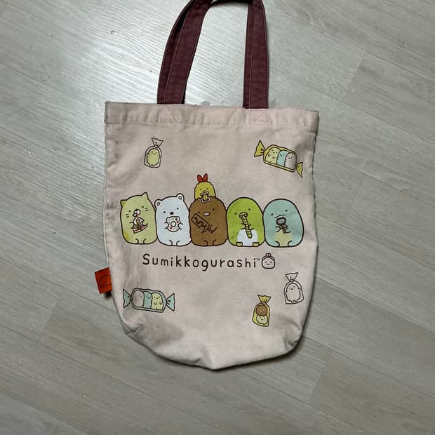 일본빈티지 스미코구라시 캐릭터 가방 에코백