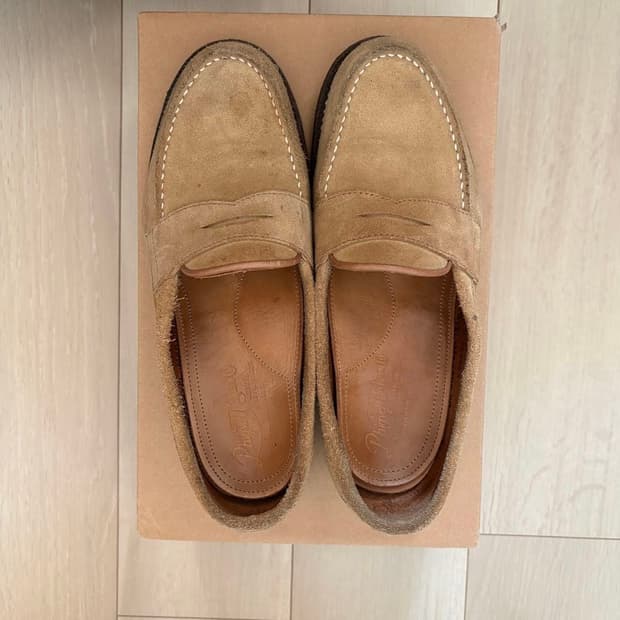 (us7.5) 피그벨 phigvel 스웨이드 로퍼