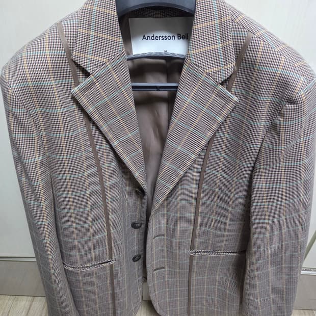 앤더슨벨 체크블레이저 M