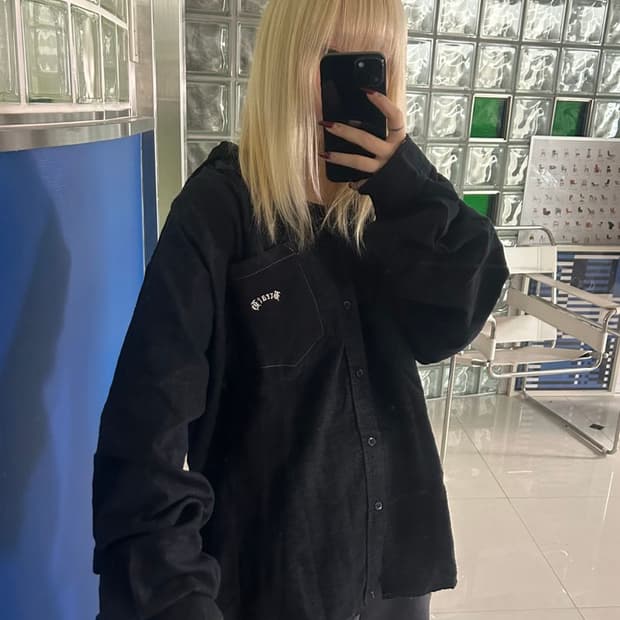 WIDE SHIRT W/H 7컷 와이드 후드티