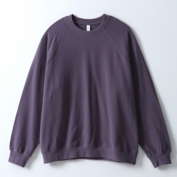 우드비 스웻셔츠 워시드 퍼플 2