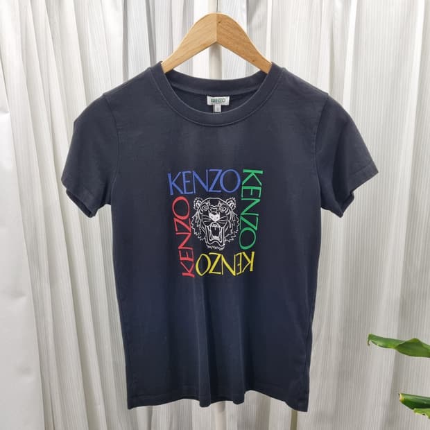 겐조 KENZO 사각 타이거 멀티 로고 반팔티 2211