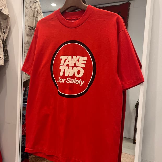 90s Hanes 헤인즈 TAKE TWO 반팔 티셔츠 (made USA)