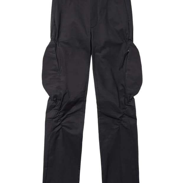 [M 새상품] paf 파프 8.0+ 셔링팬츠 블랙