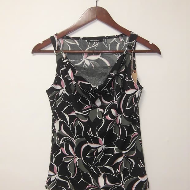 jpn vintage lace point sleeveless top