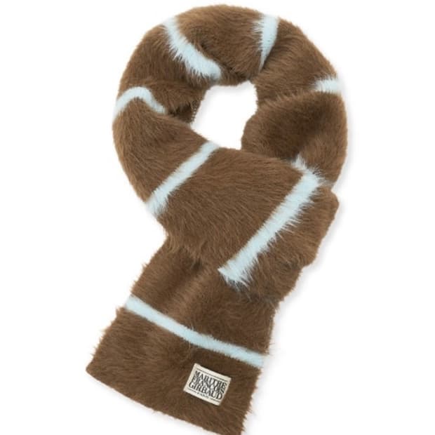 마리떼 클래식 머플러 브라운