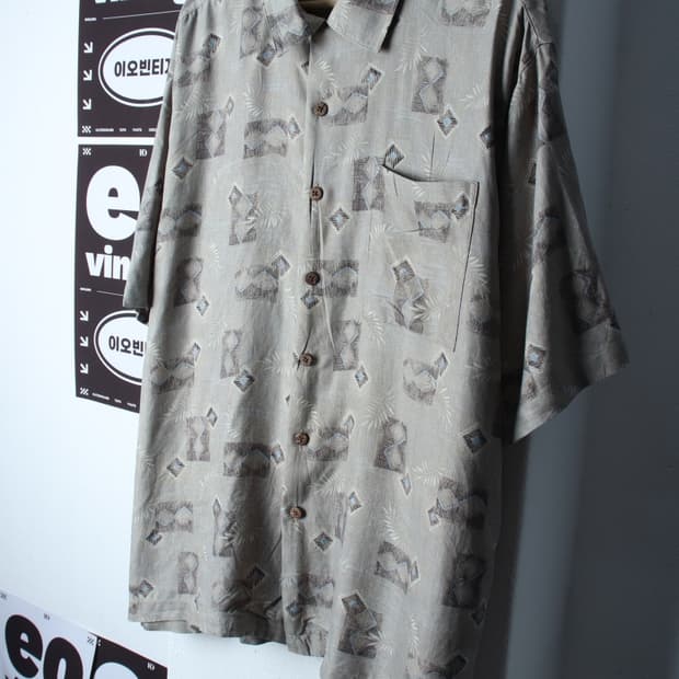 (2XL-3XL) 브랜드빈티지 반팔셔츠 남방 USA 하와이안-H33372