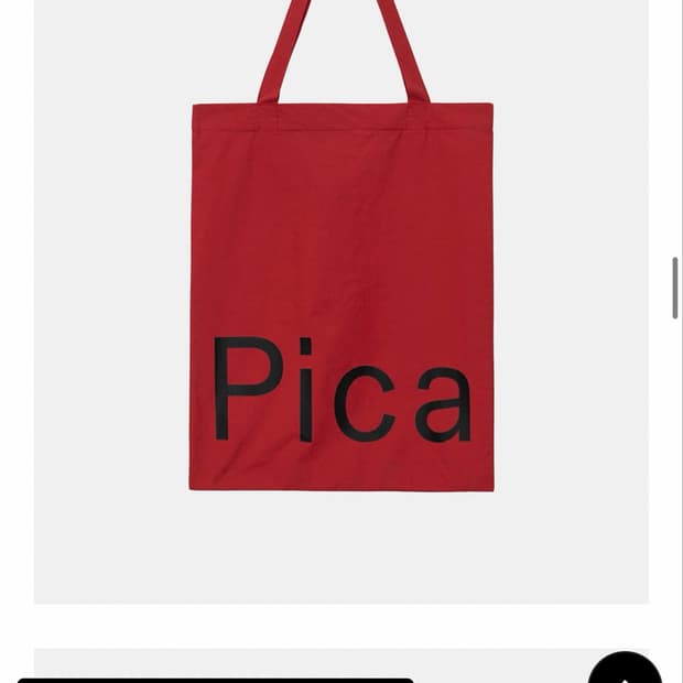 파이카 DOUBLE-SIDED LOGO SHOULDER BAG (red)
