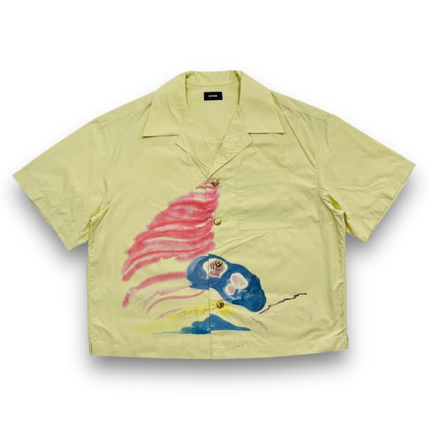 WE11DONE crab Hawaiian shirt