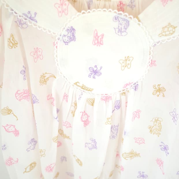 츠모리치사토 패턴 블라우스