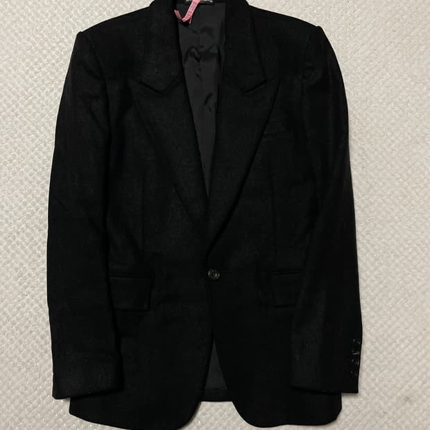 [4] JUNN.J 준지 정욱준 웨스턴 무드 피크드 라펠 울 자켓