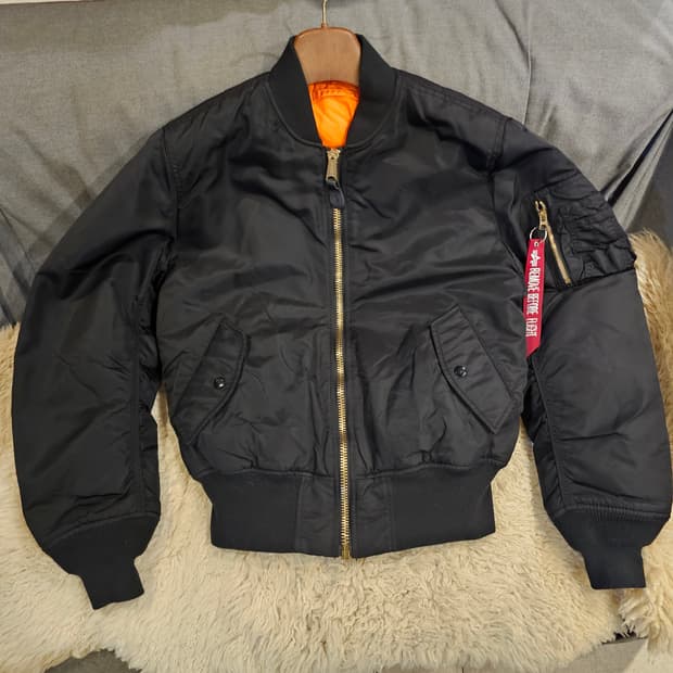 S 알파인더스트리 ma1 자켓 항공점퍼 