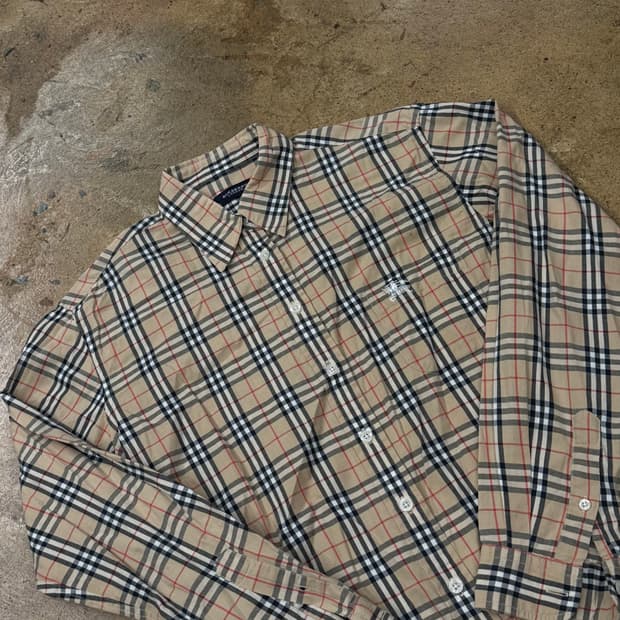 [정품/L] 버버리 클래식 체크 셔츠 b19