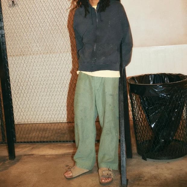 (L) 바우와우 워크웨어 페인팅 팬츠