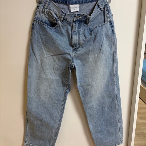 [M]디스이즈네버댓 릴렉스드 진 연청 데님 팬츠