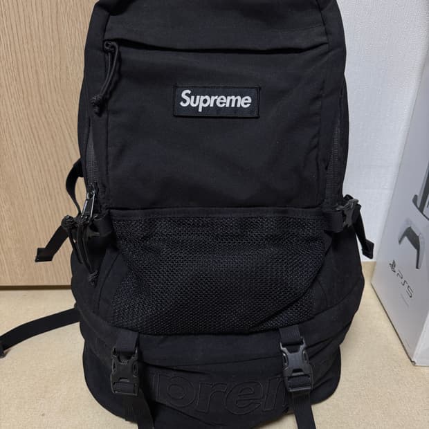 슈프림 15FW 컨투어 백팩 블랙