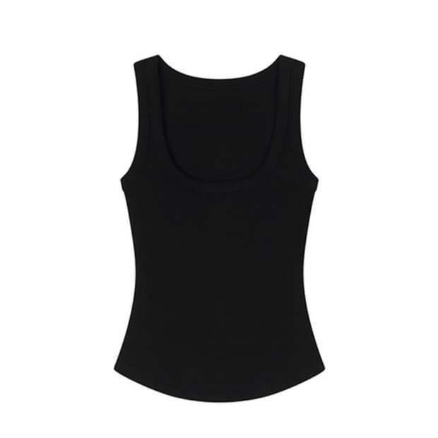 클라따 slink sleeveless 나시 블랙 