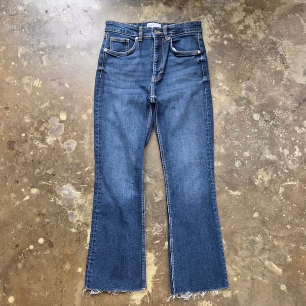 28) ZARA 자라 세미 부츠컷 청바지 데님팬츠
