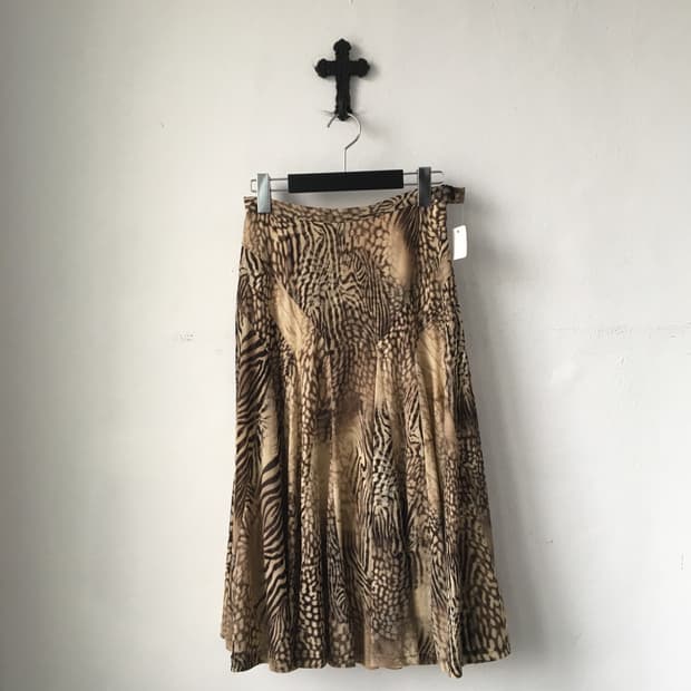 Animal pattern skirt