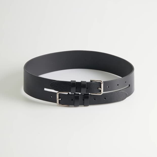 (XS/S) 팔로마울 Penelope II 더블벨트 블랙