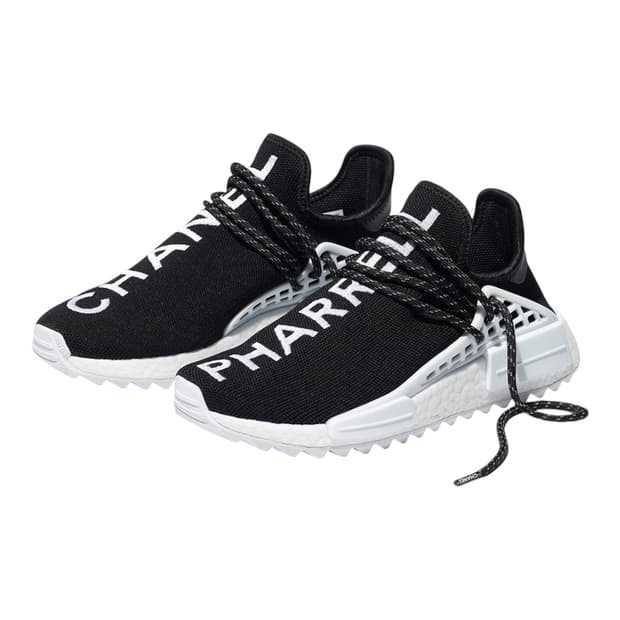 샤넬 x 퍼렐 윌리엄스 x 아디다스 CC HU NMD 스니커즈 검흰