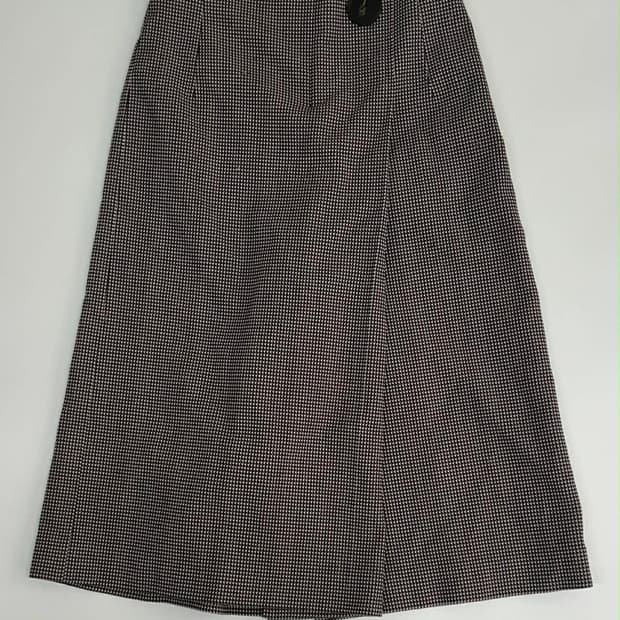 [64-94] 시스템 한섬 하운드투스 체크 랩 스커트