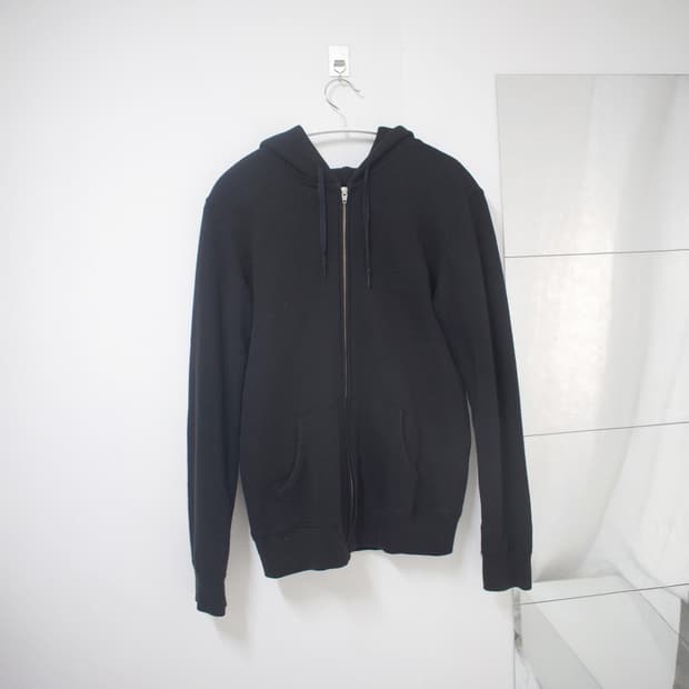 n.hoolywood black cotton hoodie 