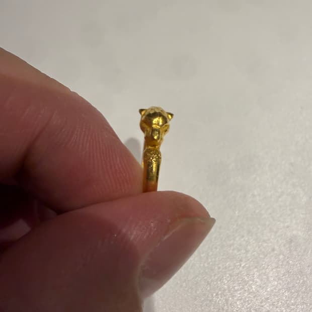 24k 재규어 반지 1돈