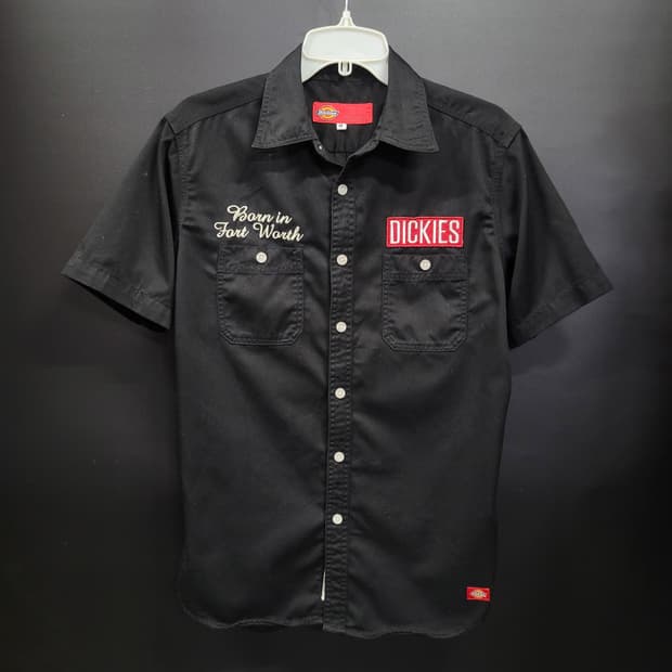 DUCKIES 디키즈 와팬 자수로고 워크셔츠