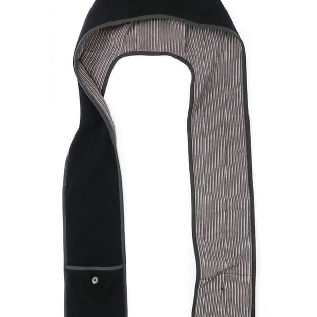 샵페어리 후드 머플러 블랙 fleece hood