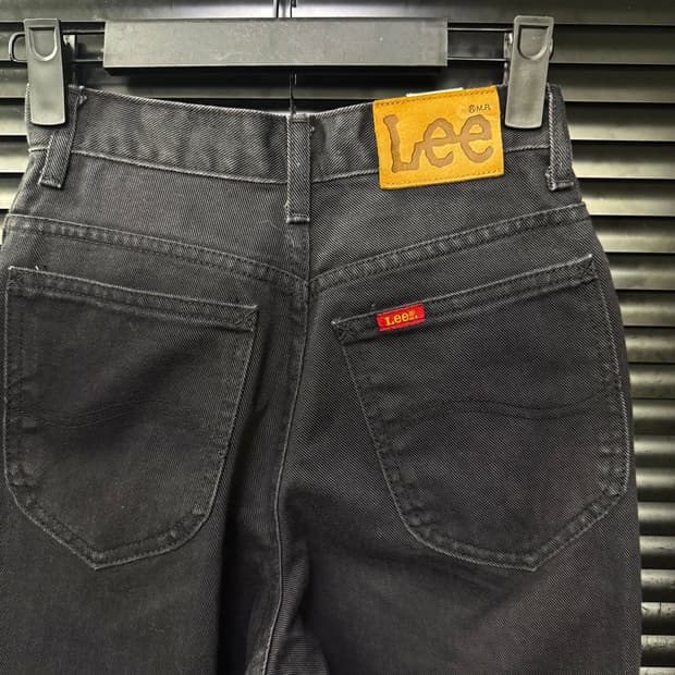 Lee 리 레이디즈 라이더 부츠컷 팬츠 플레어진 블랙 워크 23 아메카지